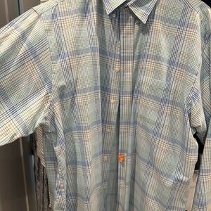 Men's Blue Checkered Shirt